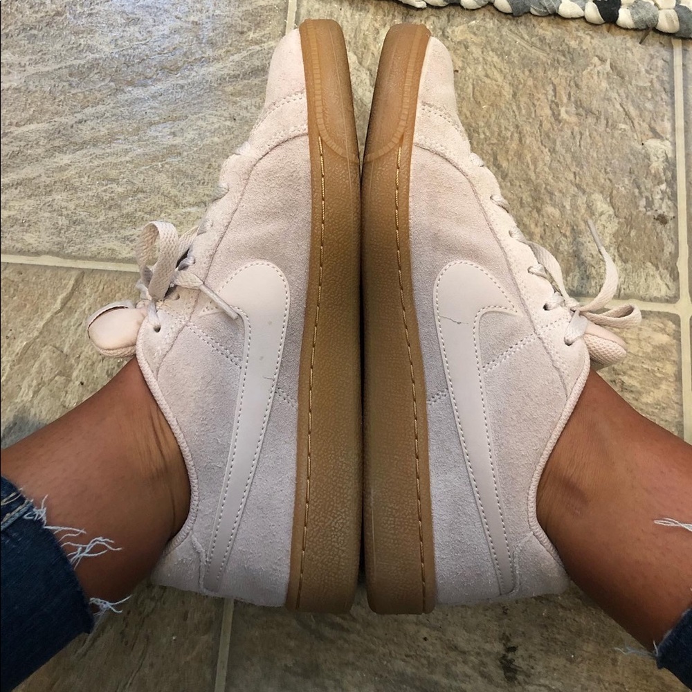 Nike suede sneakers